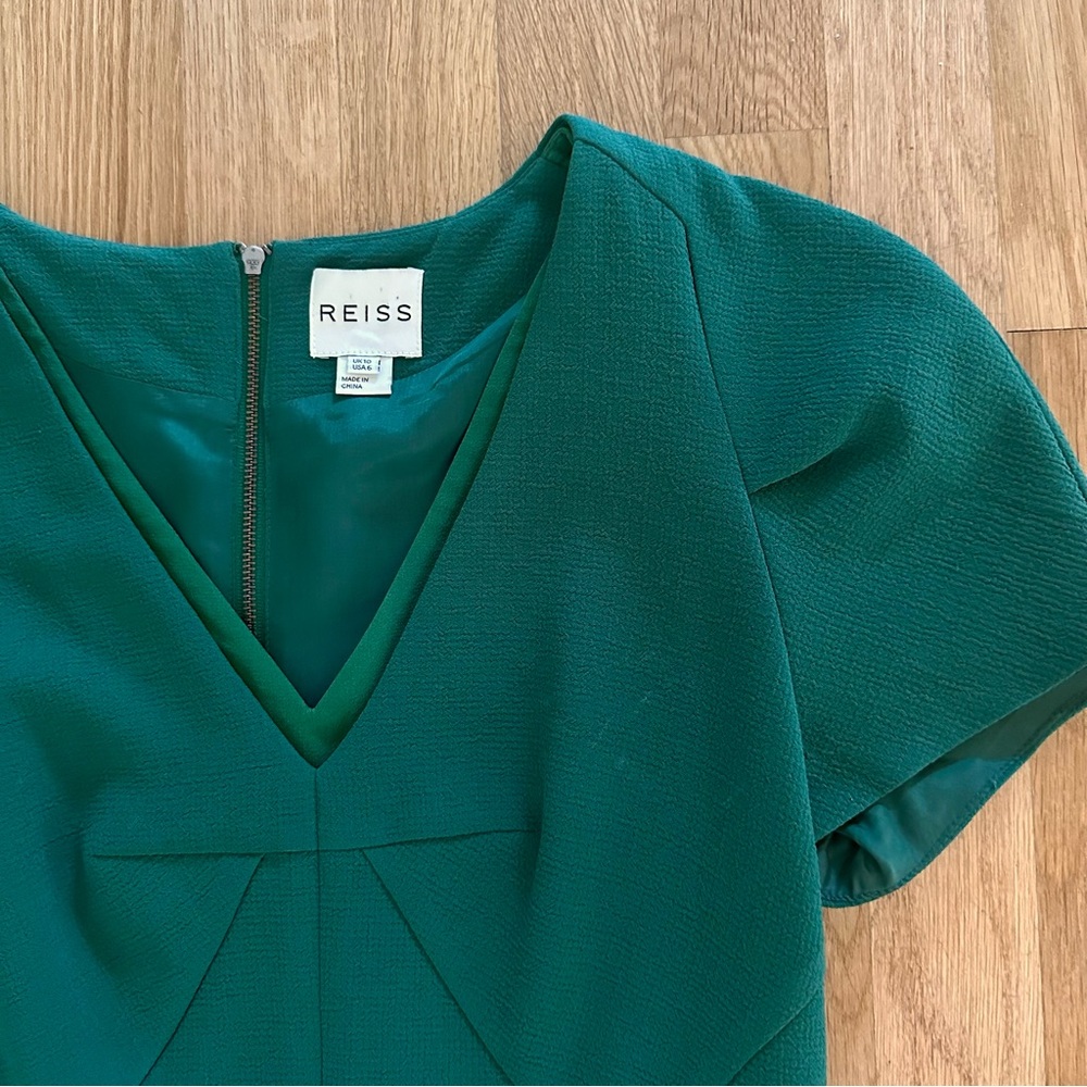 Reiss | marcia emerald dress - Picture 3 of 3